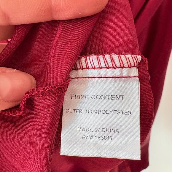 Princess Polly Shellie Satin Strapless Mini Dress NWT Red Size 6 - Picture 10 of 10